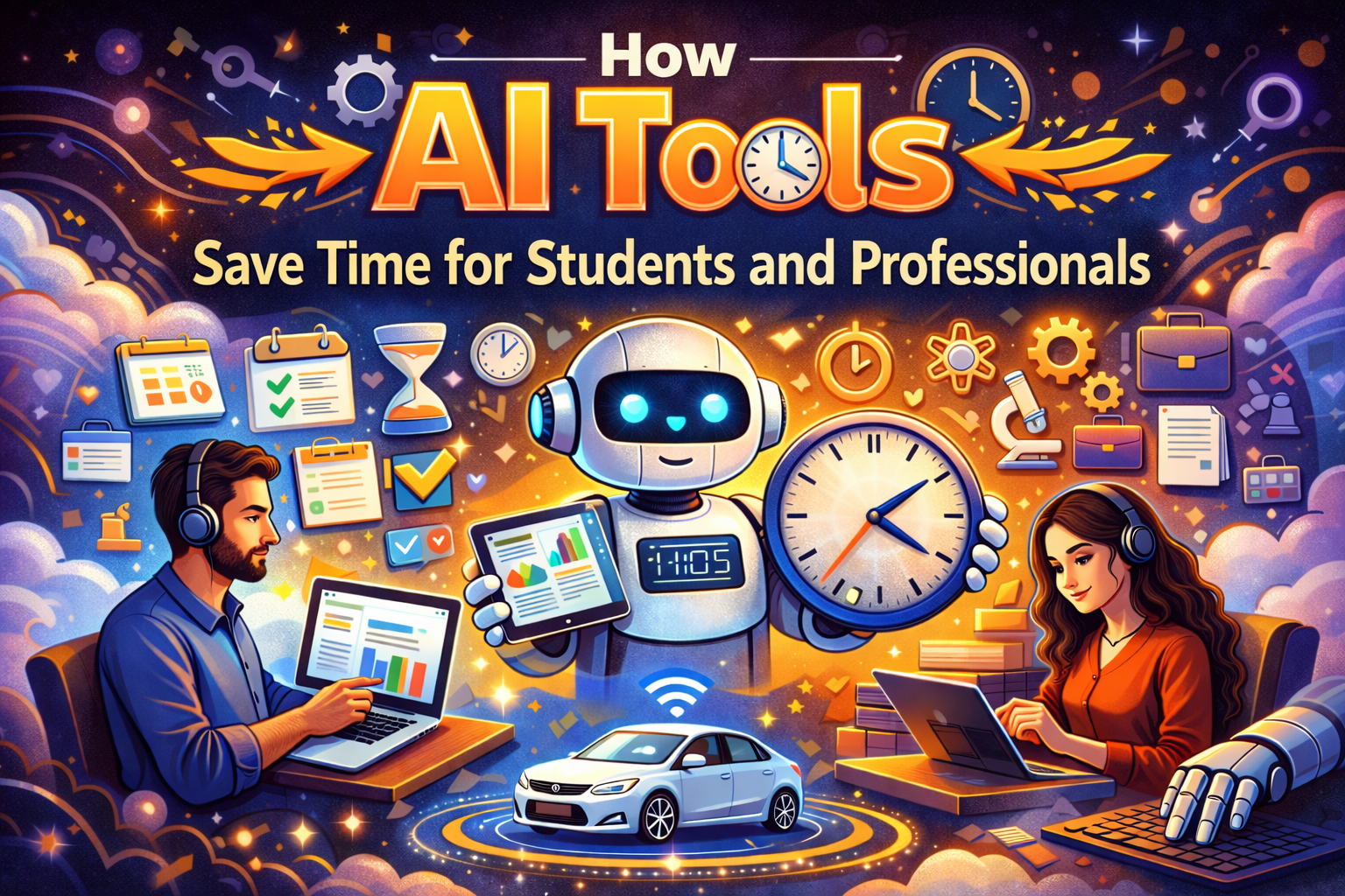 How AI Tools Save Time for Students and Professionals