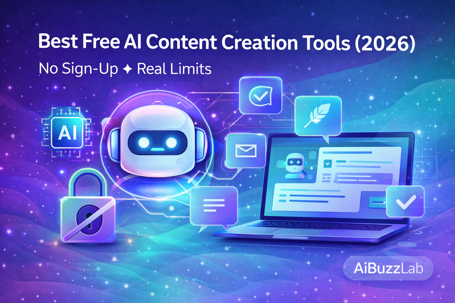 Best Free AI Content Creation Tools in 2026 (No Sign-Up): What’s Actually Free